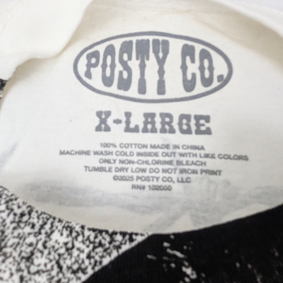 Posts Malone's Men's 2025 Big Ass Stadium Tour Concert Merch Tshirt XL NWOT - Picture 9 of 11